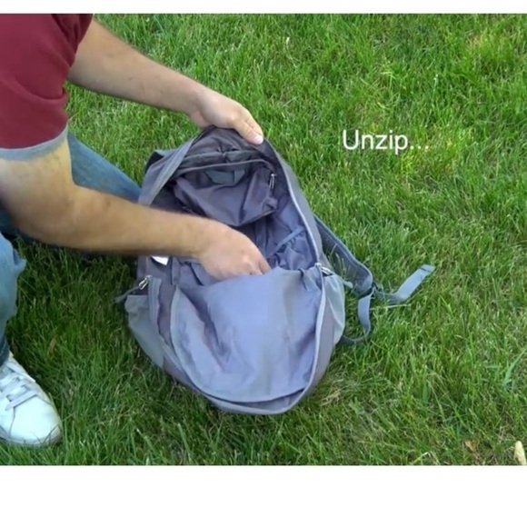 Travelon Packable Backpack, Charcoal, One  blue - Picture 9 of 14